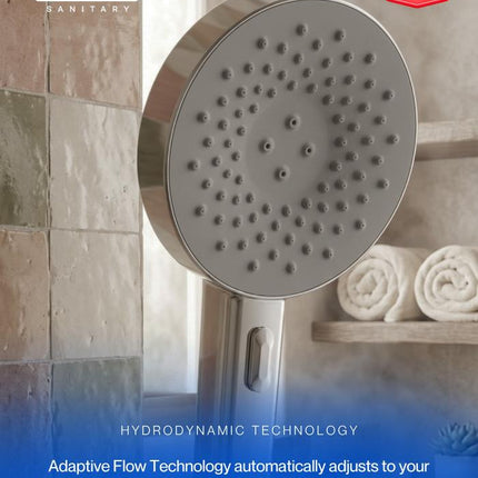 Hand Shower Set Dekkson Shower Mandi Dekson Kepala Dengan Selang HSS 1100 Chrome Polish