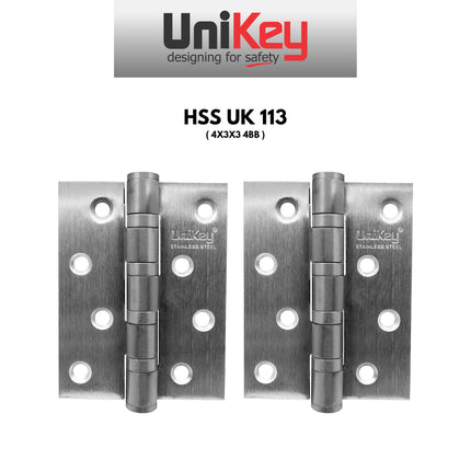 Engsel Unikey HSS UK 112 113 Engsel Pintu 4INCH Engsel Jendela Kupu-Kupu