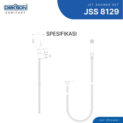 Jet Shower Set Dekkson Bidet Cebok Kloset JSS 8129 Dura ABS