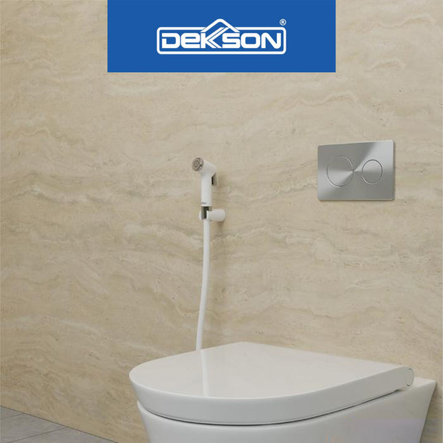 Toilet Jet Shower Set Dekkson JSS 8101 Bidet Cebok Kloset Dura ABS White Black