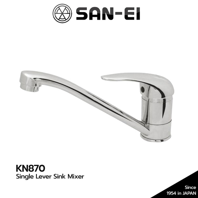 Kran Dapur Sink SANEI KN870 Single Lever Sink Mixer Keran Cuci Piring KN 870 Panas Dingin