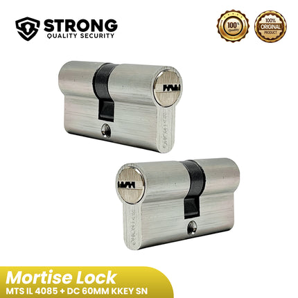 Mortise Lock STRONG MTS IL 4085 + DC 60MM KKEY SN Body Kunci Pintu Rumah & Kantor Aluminium & Kayu Body Kunci Pintu Besar Door Lock Mortise Set Kunci Pintu Komputer Key Silinder Kunci Pintu