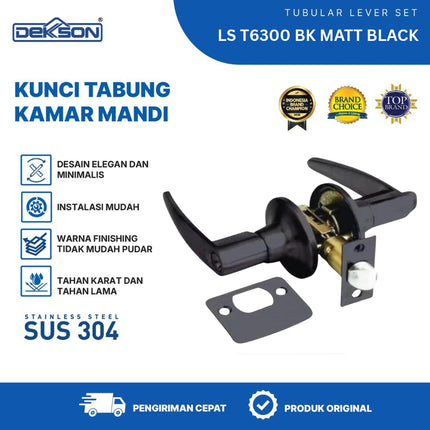 Kunci Pintu Toilet Dekson LS T6300 Kunci Pintu Kamar Mand Lever Set Dekkson