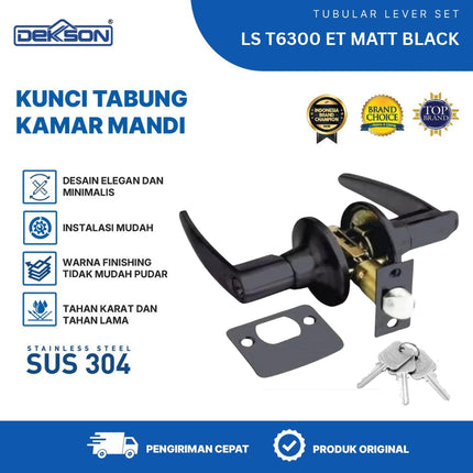 Kunci Pintu Toilet Dekson LS T6300 Kunci Pintu Kamar Mand Lever Set Dekkson