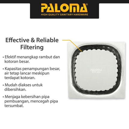 PALOMA Floor Drain Strainer Saringan Got Kamar Mandi Anti Bau FDP 3201 3202 3203 3205