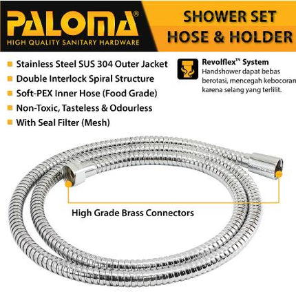 PALOMA SSP 1106 Shower Set Tiang Handshower Mandi Hand Head Kepala