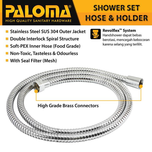 PALOMA SSP 2601 Shower Set Paket Handshower Mandi Hand Shower Head Shower