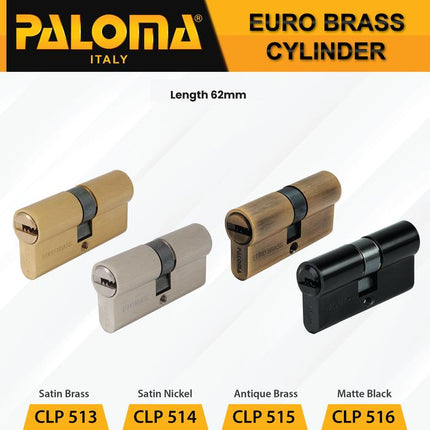 PALOMA Cylinder Kunci Pintu Silinder Anak Computer Key DC-CK Brass Kuningan CLP 513 514 515 516 533 534 536 543 544 545 546 556 566