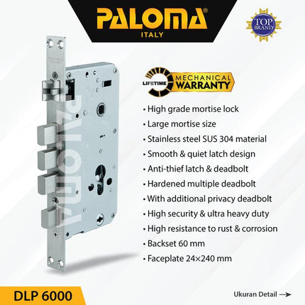PALOMA DLP 6000 Digital Lock Smart Home Kunci Pintu Door Handle WiFi
