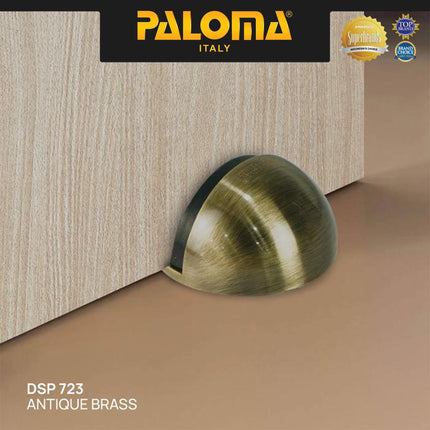 Door Stopper PALOMA Penahan Pintu Lantai Door Stop Stoper Floor Pengganjal Ganjalan Pintu Rumah Warna Satin Silver Black Hitam Gold Emas Antique Antik DSP 721 DSP 722 DSP 723 DSP 724