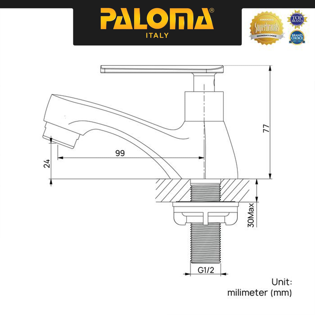 PALOMA FCP 9684 Keran Wastafel Kran Kithen Dapur Keran Cuci Piring Kra ...