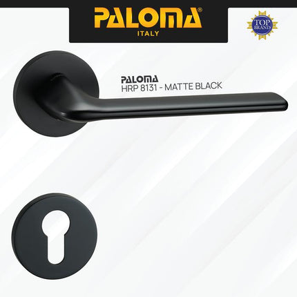 PALOMA Gagang Pintu Door Handle Pintu Roses Lever Engkol Pisah Misah Paket Kunci Pintu Lockset Lock Set Complete Komplit Superalum Lite Chrome Silver Black Grey Gold Hitam Abu Emas HRP LRP 8181 8161 8151 8121 8111 8141 8131 8162