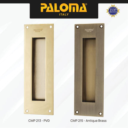 PALOMA Gagang Pintu Door Handle Sliding Comen Flush Tanam Geser Square Kotak 15 cm Stainless Steel SUS 304 Gold Chrome Silver Antique Black Emas Abu Antik Hitam CMP 213 CMP 214 CMP 215 CMP 221