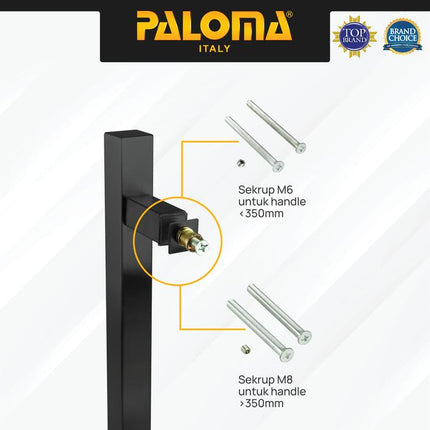 PALOMA Gagang Tarikan Pintu Door Pull Handle Stainless Steel SUS 304 SUS304 Matte Black Hitam PHP 3111 3112 3113 3114 3115 3116 3117 3118