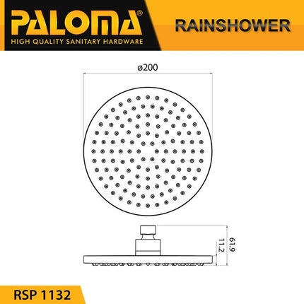 PALOMA RSP 1132 Rainshower Head Shower Rain Sower Mandi Atas Kepala