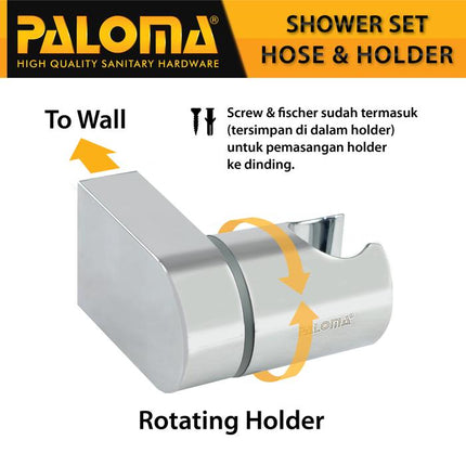 PALOMA SSP 2301 Shower Set Paket Handshower Mandi Hand Shower Head Shower Chrome