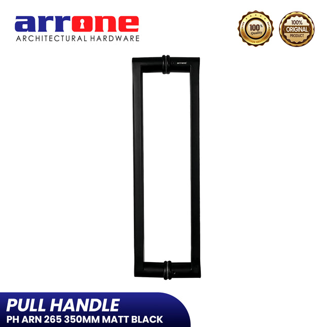 Pull Handle ARRONE PH ARN 265 350MM MATT BLACK Handle Pintu Kupu Tarung Tarikan Pintu