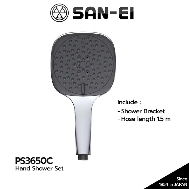 Hand Shower Set SANEI PS3650C Self Cleaning Shower Tangan Set Shower Mandi
