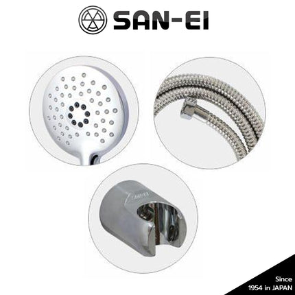 Hand Shower Set SANEI PS3750C Black Relaxation Sower Mandi PS 3750 Black