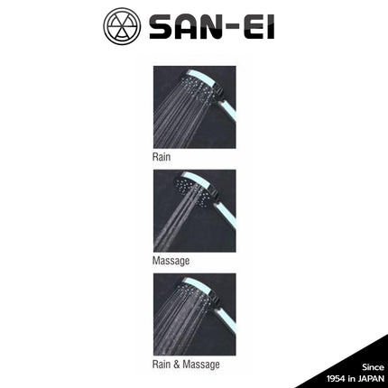 Hand Shower Set SANEI PS3750C Black Relaxation Sower Mandi PS 3750 Black