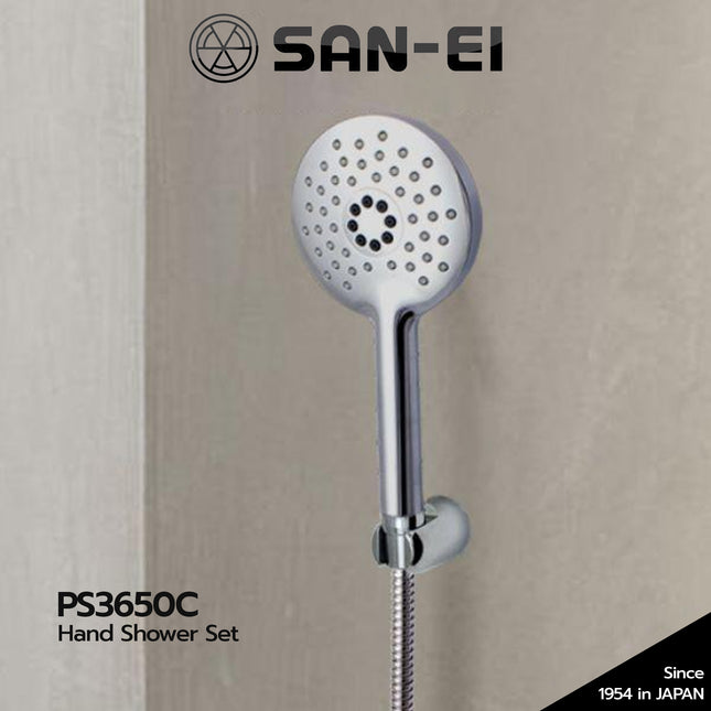 Hand Shower Set SANEI PS3750C Black Relaxation Sower Mandi PS 3750 Black