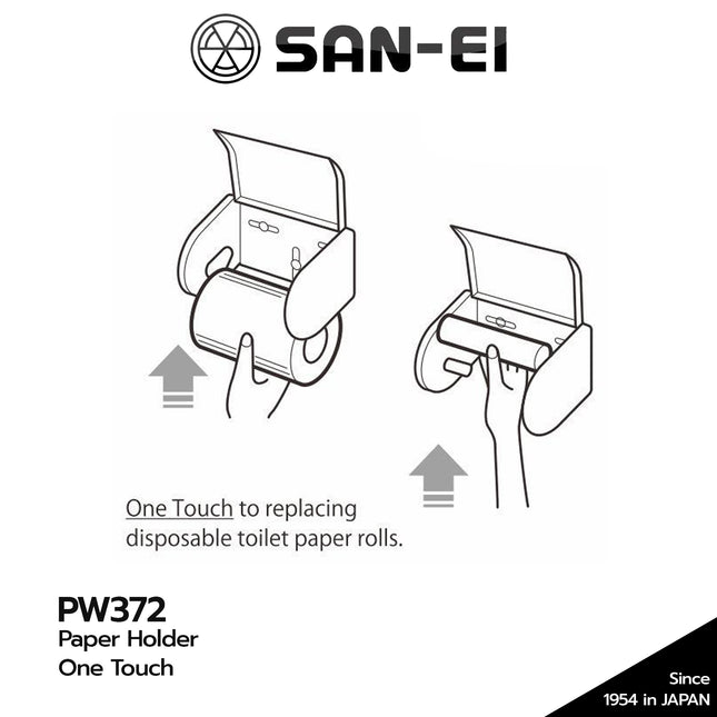 Paper Holder SANEI PW372 Tempat Tissue Tisu Toilet PW 372