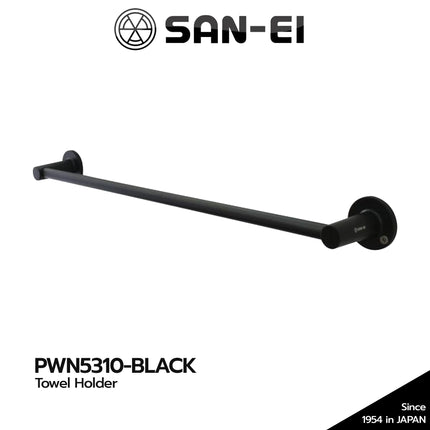 Gantungan Handuk SANEI PWN5310 Black Towel Holder PWN 5310 Hitam