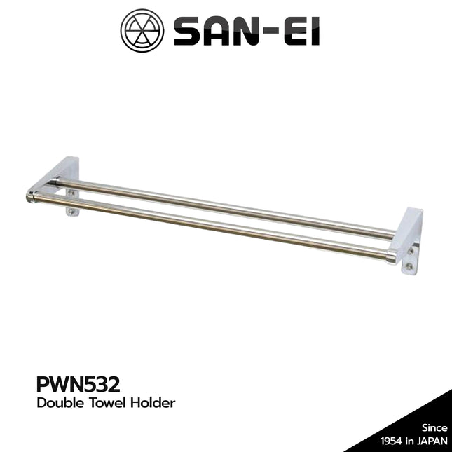 Double Towel SANEI PWN532 Gantungan Handuk Holder PWN 532