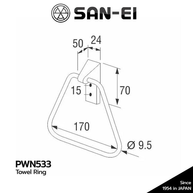 Gantungan Handuk SANEI PWN533 Towel Ring PWN 533