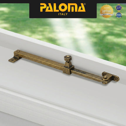 Lamskar PALOMA RKP 604 Hak Angin Ramskar Putar Tarik Penahan Jendela Window Panjang Kuningan Antique Antik Brass