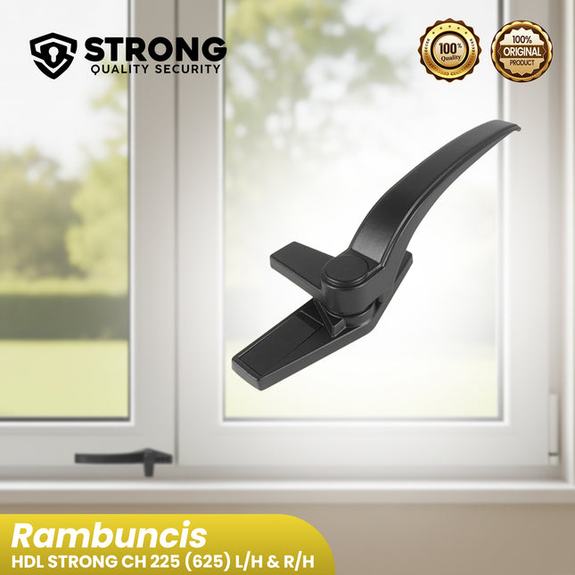 Rambuncis Casement Handle CASEMENT HDL STRONG CH 225 (625) L/H & R/H Kunci jendela