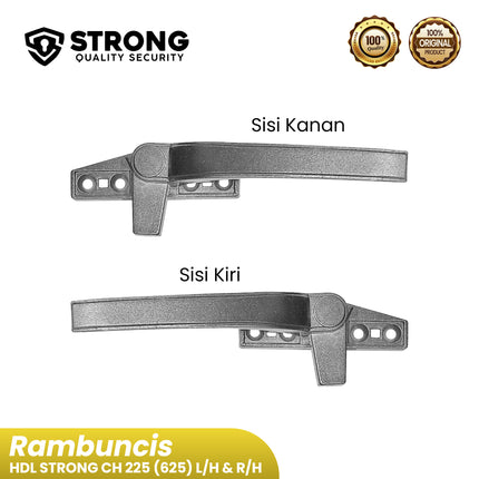 Rambuncis Casement Handle CASEMENT HDL STRONG CH 225 (625) L/H & R/H Kunci jendela