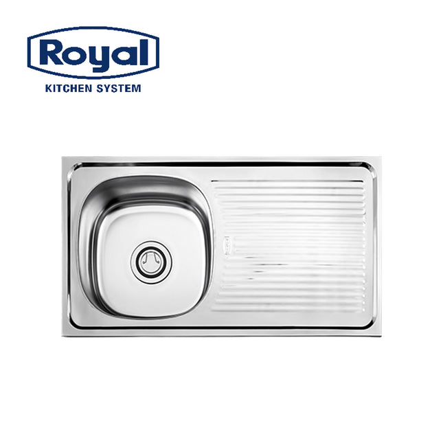 Royal Kitchen Sink SB 31 Wastafel Dapur Bak Cucian Piring 1 Bowl SB31 Bersayap