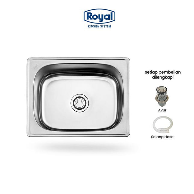 Kitchen Sink Royal SB 57 Wastafel Dapur | Bak Cuci Piring 57 x 44 Cm