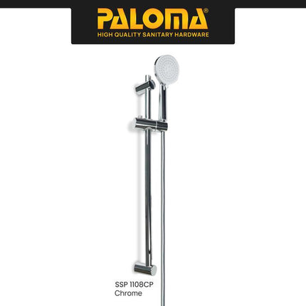 PALOMA SSP 1108 Shower Set Tiang Handshower Mandi Hand Shower Head Kepala Shower Genggam Pole Bar 3 Mode Paket ABS Chrome Gunmetal Gun Metal Grey Black Gold Silver Abu Hitam Emas SSP 1108CP SSP 1108MB SSP 1108GM SSP 1108SG
