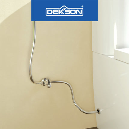 Stop Valve 2 Out Dekkson SV 8004-2 CP Stop Kran Kuningan 2 Cabang Kloset Brass Shower 2 Way Out Double Setop Keran Air Toilet
