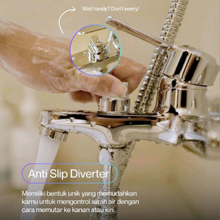 Kran Shower Bathtub Mixer Dekkson BBM 8133-2 Keran Shower Panas Dingin Sower Kran Bathub Mixer