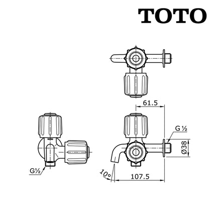 Sink Tap TOTO TX423ST1 Kran Keran Air Cuci Tangan