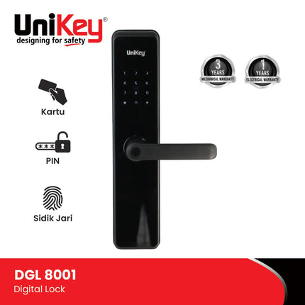 Digital Lock UniKey DGL 8001 Kunci Pintu Digital