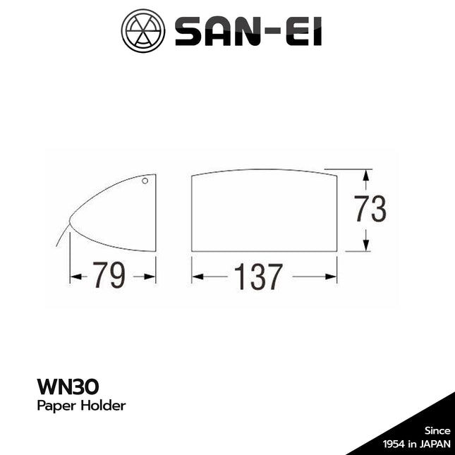 Paper Holder SANEI WN30 Tempat Tisu Tissue Toilet WN 30