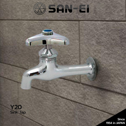 Kran Tembok SANEI Y20 Sink Tap Keran Dinding Taman Y 20