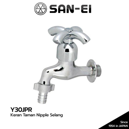 Kran Taman Tembok SANEI Y30JPR Keran Air Taman Nipple Selang Y 30 JPR