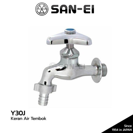 Kran Taman SANEI Y30J Keran Air Tembok Sink Tap with Coupling Y 30 J
