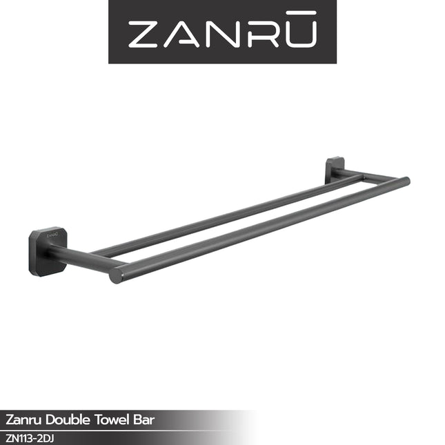 Double Towel Bar ZANRU ZN113-2DJ Gantungan Handuk Gantungan Baju