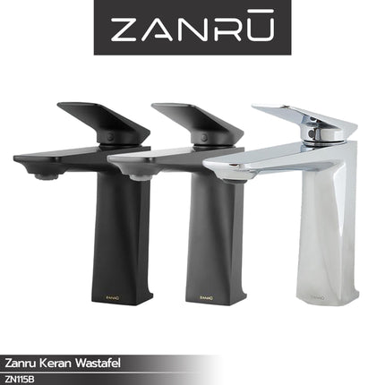 Keran Wastafel ZANRU ZN115B Lavatory Faucet Kran Washtafel Panas Dingin
