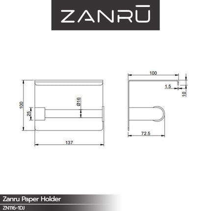 Paper Holder ZANRU ZN116-1DJ Gantungan Tisu