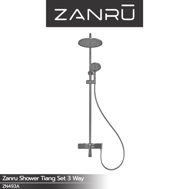 Shower Tiang Set ZANRU ZN493A Single Lever Shower Column