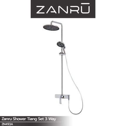 Shower Tiang Set ZANRU ZN493A Single Lever Shower Column
