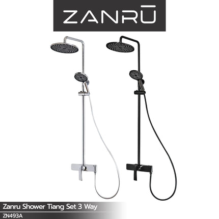 Shower Tiang Set ZANRU ZN493A Single Lever Shower Column