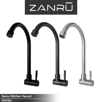 Wall Mounted Kitchen Faucet ZANRU ZN609DJ Keran Dapur Kran Tembok Kran Dingin